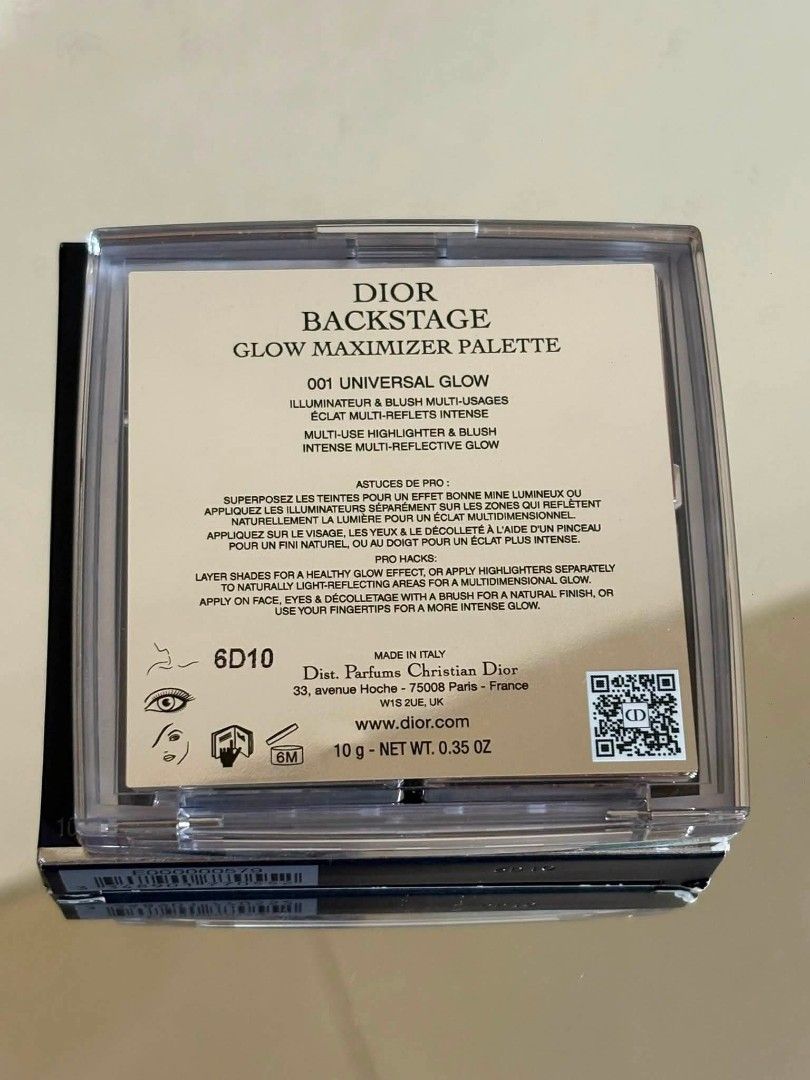 Dior Backstage Glow Face Pallete Preloved (Category: Makeup) located in Lucena. Submitted by ezra_gonzales (Listing ID 1468084265, Image 2). Description: Preloved Dior Backstage with box No issues, can pass as bnew po Selling this cheap para madeclutter ko na, I have no use of it na po since di ko naman nagagamit. Location: Lucena, Quezon Pickup/lalamove only Open for shipping via JNT/LBC also! TY!.