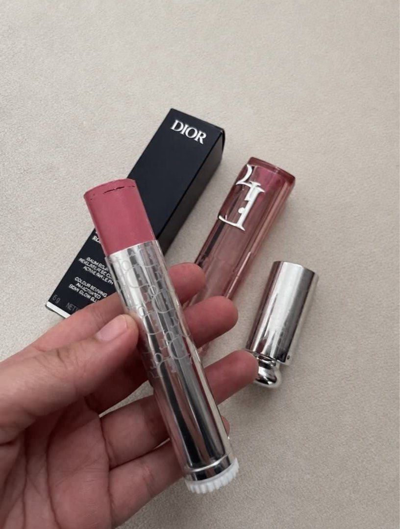 Dior Backstage Rosy Glow Blush Stick Dragonfruit (Category: Makeup) located in Cagayan de Oro. Submitted by simplydecluttering_makeup (Listing ID 1468166395, Image 2). Description: Limited edition shade. Issue: Di na matwist yung outer compartment. The inner compartment can still be twisted, though. Brand new and swatched only. Yan lng talaga ang issue. Shipping from Cagayan de Oro via J&T. - Authentic Dior Backstage Rosy Glow Blush Stick - Shade
