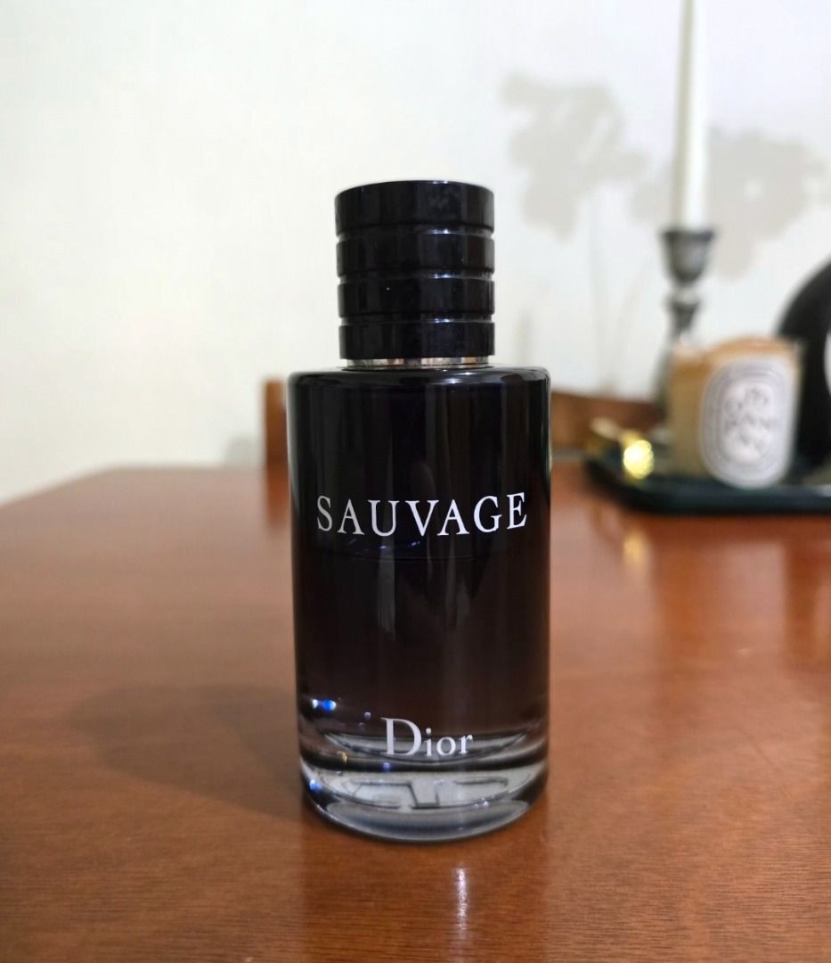 Dior Sauvage Eau de Toilette (Category: Fragrance & Deodorants) located in Taguig. Submitted by vhienparfumerie (Listing ID 1468226238, Image 1). Description: Dior Sauvage, EDT. 100ml size/ around 50ml left. Batch 2017 ( good batch / excellent projection and longevity ).
