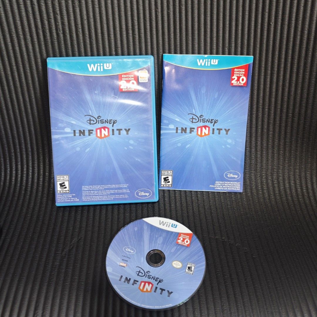 Disney Infinity 2.0 Edition Wii U Game (US) (Category: Nintendo) located in Quezon City. Submitted by shopme_gadget30 (Listing ID 1468100028, Image 1). Description: kindly read the details first for sale fixed price good condition tested and working with Case and disc game disc (no scratches to minimal scratches) with manual compatible to Nintendo Wii U USA Region qc area meet up: sm north shipping fee must shoulder by the buyer via lalamove or g