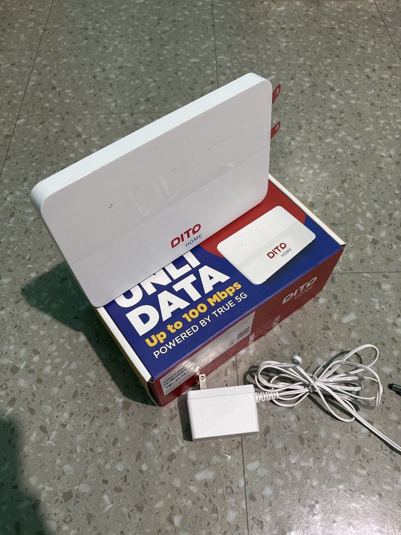 DITO WOWFI PREPAID WIFI (Category: Sim Cards) located in Quezon City. Submitted by gamitnirod (Listing ID 1468213427, Image 2). Description: -Almost brand new -Used for 1 month while waiting for wired fiber connection -Purchased for ₱1,400 -No issue -Payment via Gcash/MAYA Please send a message if you have questions.