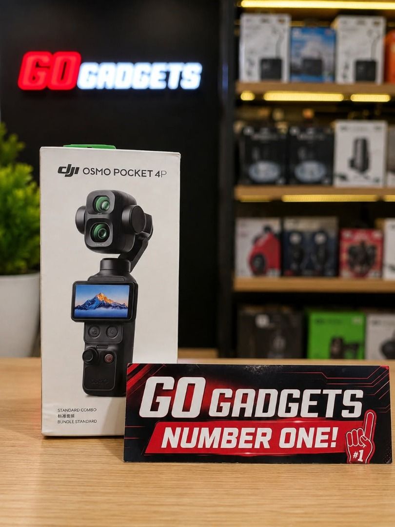 DJI Osmo Pocket 4P Standard Combo (Category: Cameras) located in Makati City. Submitted by eckang12 (Listing ID 1468090640, Image 1). Description: - Perfect for: ✔ Aerial photos & videos (drones) ✔ Travel videos ✔ Vlogging & content creation ✔ Motorcycle rides & motovlogging ✔ Action & sports shots.