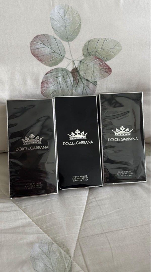 Dolce Gabbana king (Category: Fragrance & Deodorants) located in Caloocan City. Submitted by eikosha_3 (Listing ID 1468233520, Image 1). Description: Selling this dolce gabbana perfume. For men / ini sex. 100 ml. Long wearing scent selaed, brand new and original . Check sm on sm outlet and rustans .. .
