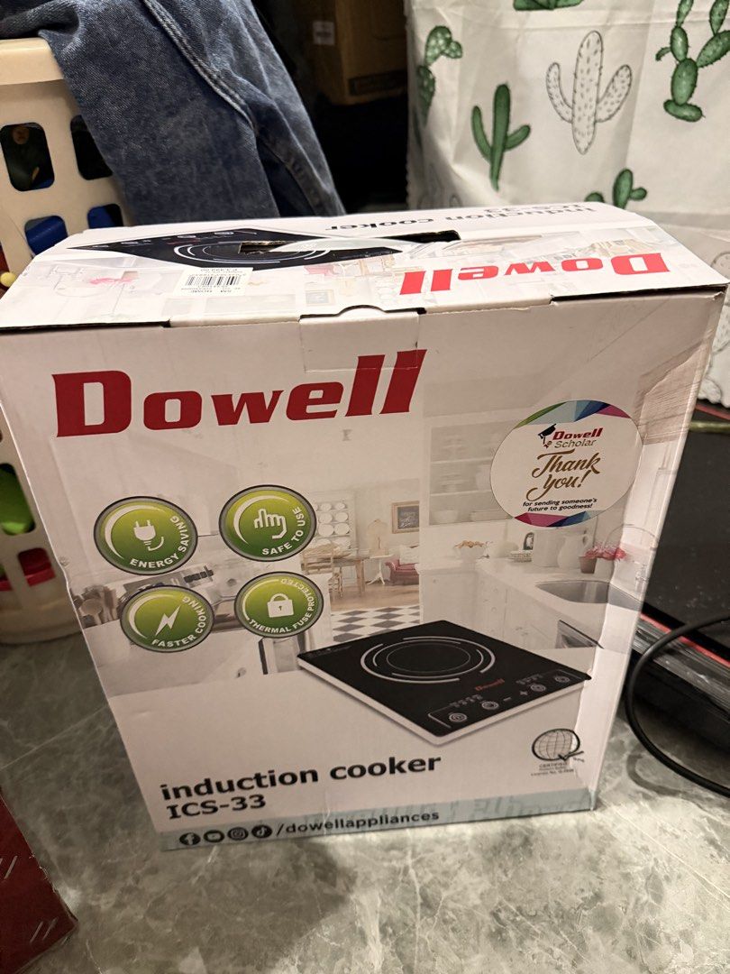 Dowell Induction Cooker ICS-33 (Category: Cookers) located in Caloocan City. Submitted by rsdee (Listing ID 1468281220, Image 1). Description: BRANDNEW SRP PRICE ₱3,499 Pero bibigay ko nalang po sa price na 2,500 Rfs: Need Cash Location: North Caloocan.