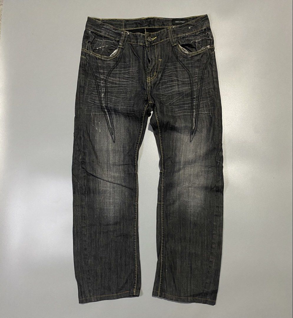 Dsquared2 Jeans (Category: Jeans) located in Jamindan. Submitted by suecyyythrift (Listing ID 1468235609, Image 2). Description: Dsquared2 Jeans 34-36 Waist 40 Length 9 Hem Excellent Condition No Flaws.