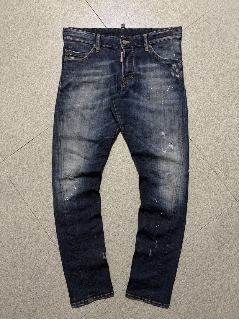 Dsquared Skinny Jeans (Category: Jeans) located in Talisay. Submitted by re_sell01 (Listing ID 1468200920, Image 1). Description: Dsquared Size 46 Waistline 34” Length 39” Leg Opening 6” Semi Stretchable Excellent Condition.