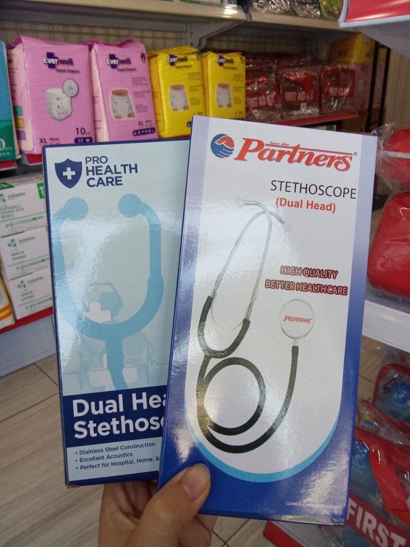 DUAL HEAD STETHOSCOPE ON HAND STOCKS (Category: Medical Supplies & Tools) located in Quezon City. Submitted by dxsshop002 (Listing ID 1468094976, Image 1). Description: .