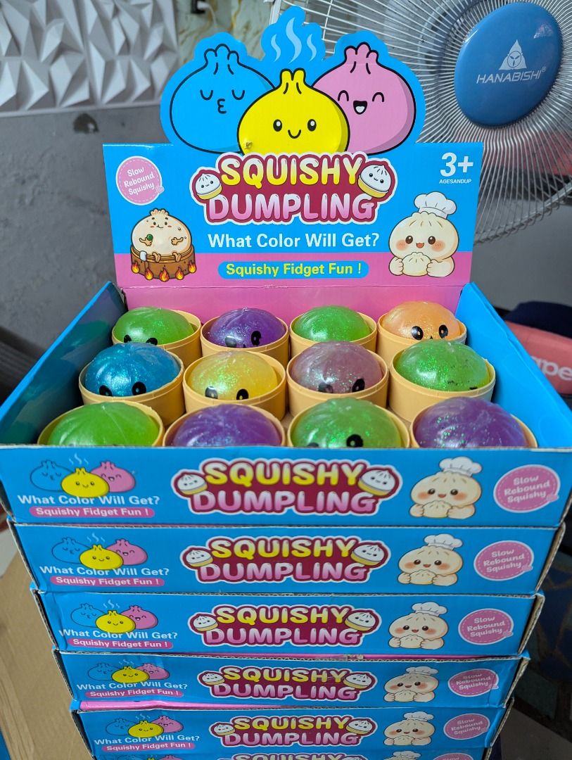 DUMPLING SQUISHY AND HALLOWEEN PUMPKIN SQUISHY (Category: Plushies & Soft Toys) located in Manila. Submitted by marthney (Listing ID 1468228730, Image 2). Description: LF RESELLER NG SQUISHY FS DUMPLING SQUISHY PER BOX 5.5CM 12PCS PER BOX - 450 ONLY FS THUMB SIZE HALLOWEEN PUMPKIN SQUISHY 1INCH 24PCS PER BOX - 300 ONLY.