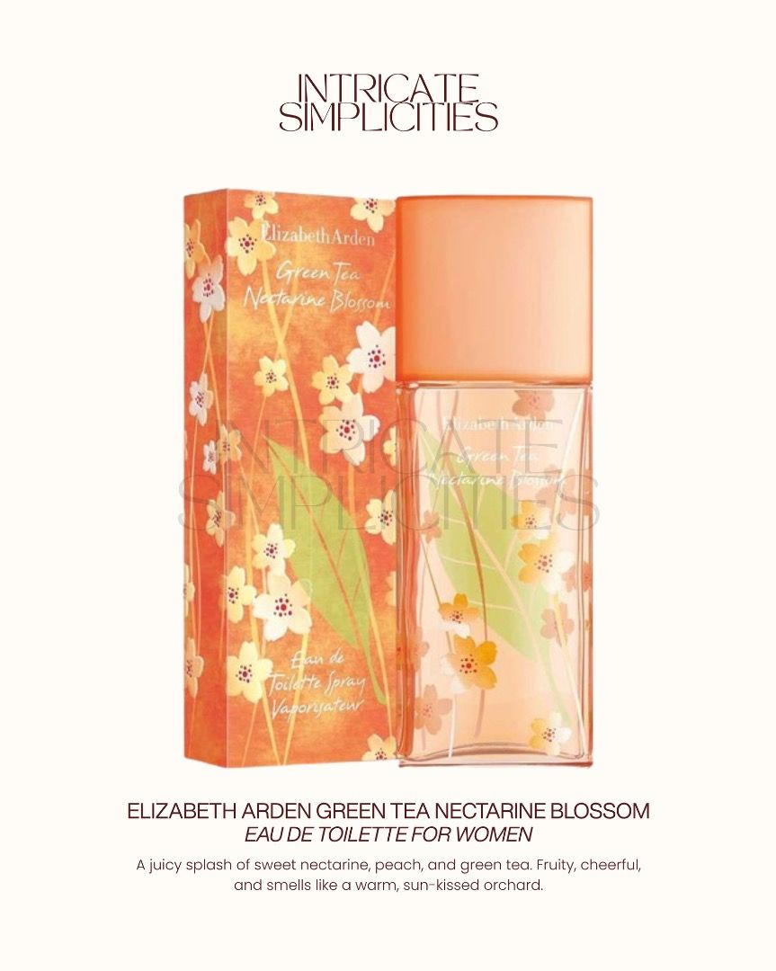 Elizabeth Arden Green Tea Scent Spray 100ml (Category: Fragrance & Deodorants) located in Manila. Submitted by happytiger7 (Listing ID 1468270498, Image 3). Description: - Authentic Elizabeth Arden Green Tea Scent Spray - Size: 3.3 FL OZ / 100 ml - Comes with original box - Fragrance notes: Zesty lemon, cooling mint, and crisp green tea - Smells fresh, calm, and rejuvenating like a spa day - Ideal and refreshing daily fragrance for women.