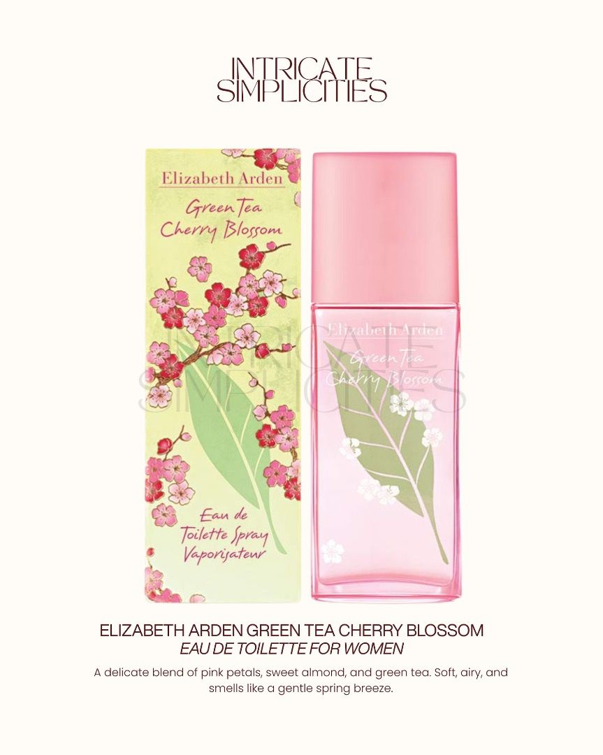 Elizabeth Arden Green Tea Scent Spray 100ml (Category: Fragrance & Deodorants) located in Manila. Submitted by happytiger7 (Listing ID 1468270498, Image 2). Description: - Authentic Elizabeth Arden Green Tea Scent Spray - Size: 3.3 FL OZ / 100 ml - Comes with original box - Fragrance notes: Zesty lemon, cooling mint, and crisp green tea - Smells fresh, calm, and rejuvenating like a spa day - Ideal and refreshing daily fragrance for women.