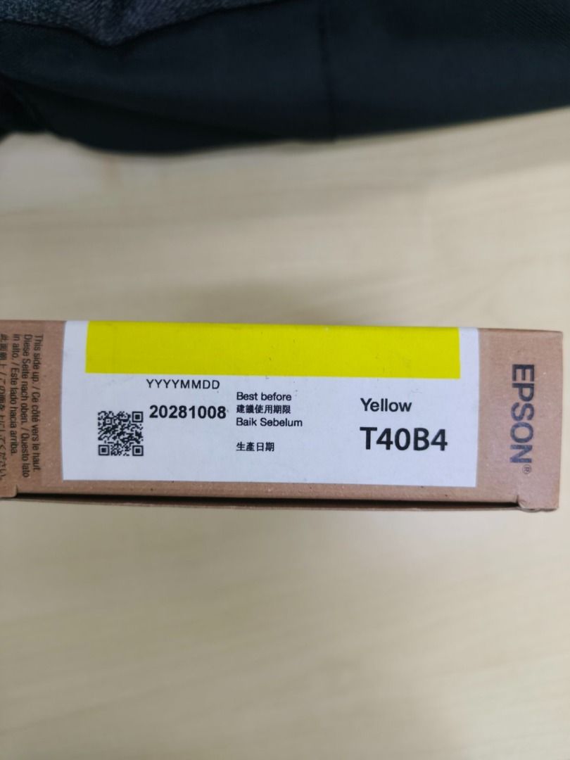 EPSON TB04B1, T40B2, TB0B3, TB0B4 FOR PLOTTER (Category: Printers, Scanners & Copiers) located in Caloocan City. Submitted by boldstorm.6c6475 (Listing ID 1468065476, Image 2). Description: MAGENTA- 5 CYAN-4 YELLOW-5 BLACK-4.