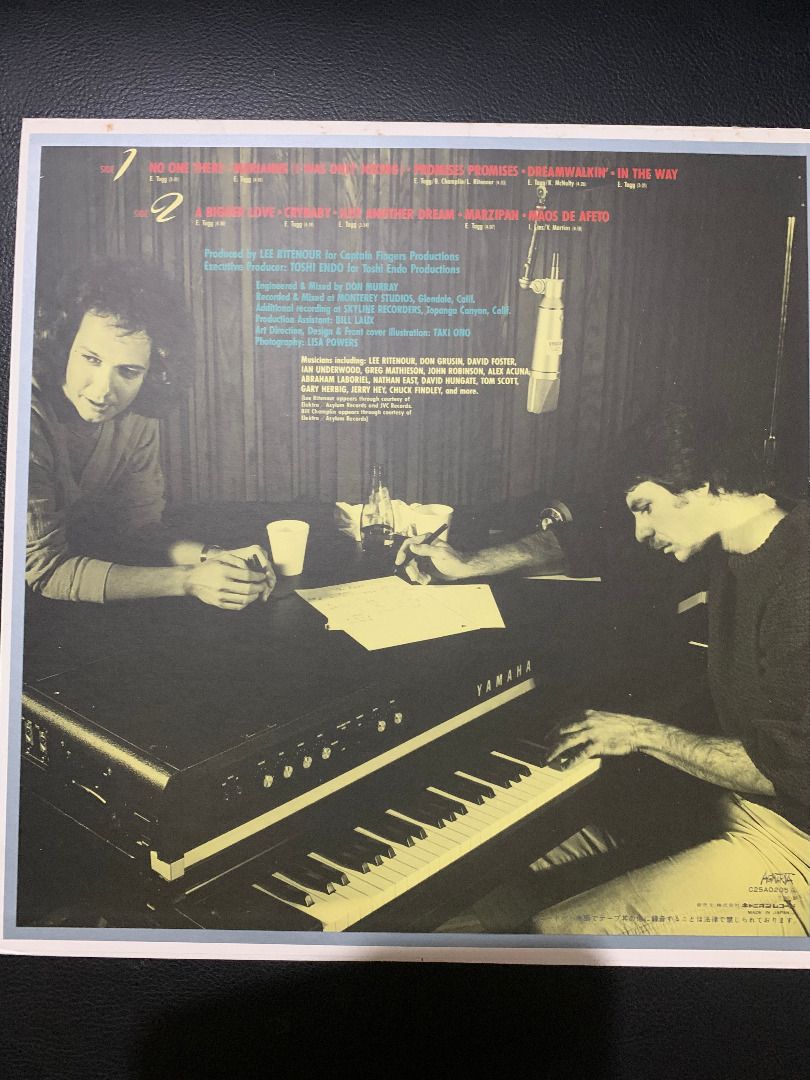 Eric Tagg - Dream Walkin' (Category: Vinyls) located in Paranaque City. Submitted by bulldogdad (Listing ID 1468283012, Image 2). Description: - Rare sought-after 1982 jazz fusion classic by Eric Tagg, the vocalist behind Lee Ritenour's biggest hits "Is It You" and "Dream Walking". - Though Ritenour's cover of "Dream Walking" was the popular version, Tagg's original take on the song which incidentally he likewise composed, is more haunting and ma
