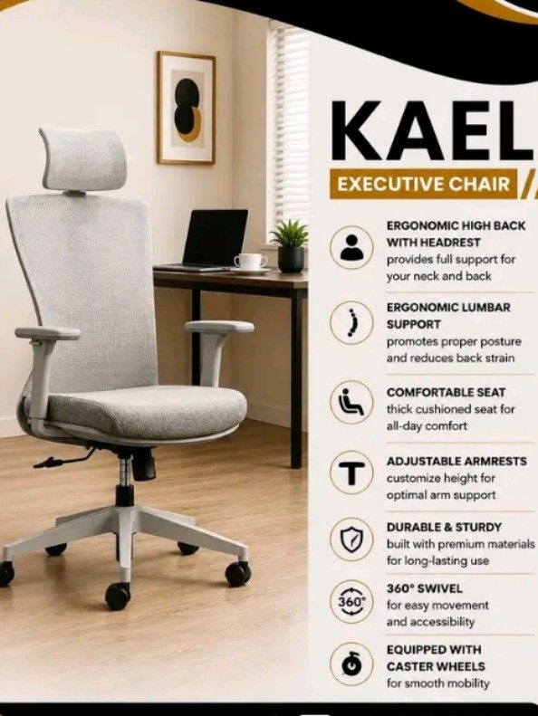 Executive chairs 💞 (Category: Chairs) located in Muntinlupa City. Submitted by amirah-05 (Listing ID 1468124731, Image 3). Description: .