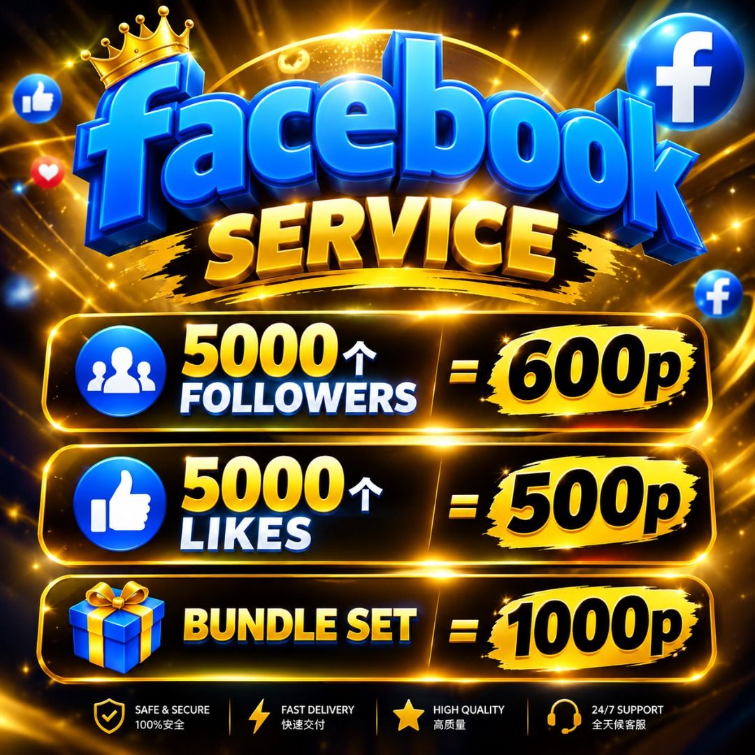 Facebook Service Followers Likes Bundle Set Promotion (Category: Looking For) located in Caloocan City. Submitted by silentdragon_931b8a (Listing ID 1468107244, Image 1). Description: - Boost your Facebook page fast and securely - 5,000 Followers for only ₱600 - 5,000 Likes for only ₱500 - Ultimate Bundle Set for only ₱1,000 - Safe, secure, and high-quality delivery - Message us now to get started right away Take Noted: Payment FIrst After Servic