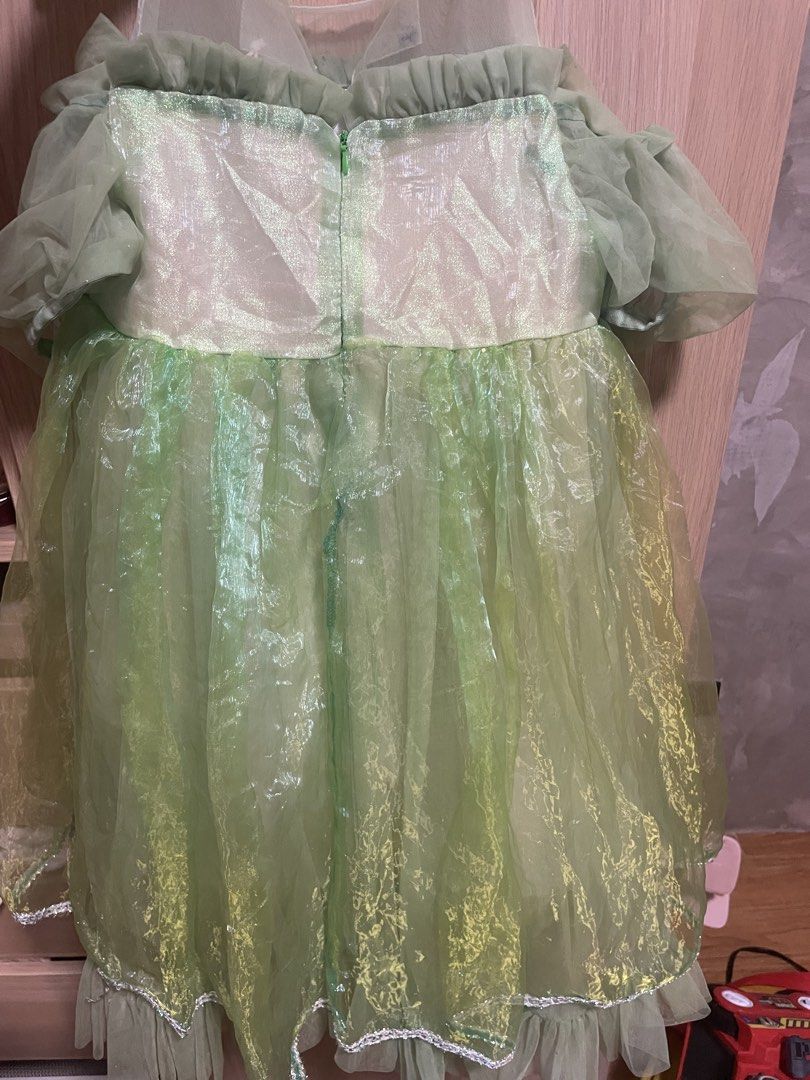 Fairy costume (Category: Babies & Kids Fashion) located in Pasay City. Submitted by m.scloset (Listing ID 1468281734, Image 3). Description: Fairy Costume Color Green 4 layered gown 3y to 4y old.