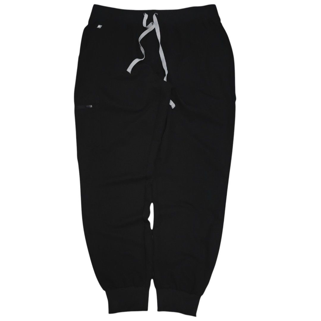 Figs Zamora Jogger Scrub Pants (Category: Joggers) located in Angeles City. Submitted by thriftrawph (Listing ID 1468200446, Image 1). Description: excellent condition (no issues) color rate: 9.5/10 black size: M-L waist: 32-36 length: 37 thigh: 13.5 available thru dm [<3] please ensure the item fits you or the recipient. color may vary slightly due to lighting. refunds/returns accepted only for valid reasons.