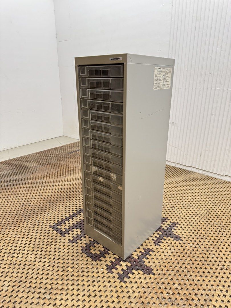 File organizer (Category: Shelves, Cabinets & Racks) located in Quezon City. Submitted by matetdevis13 (Listing ID 1468236228, Image 3). Description: Avantte File/Multi Storage Drawers Price: 4,900 L11 x W13.5 x H35 In good condition Code JMD23-M532.