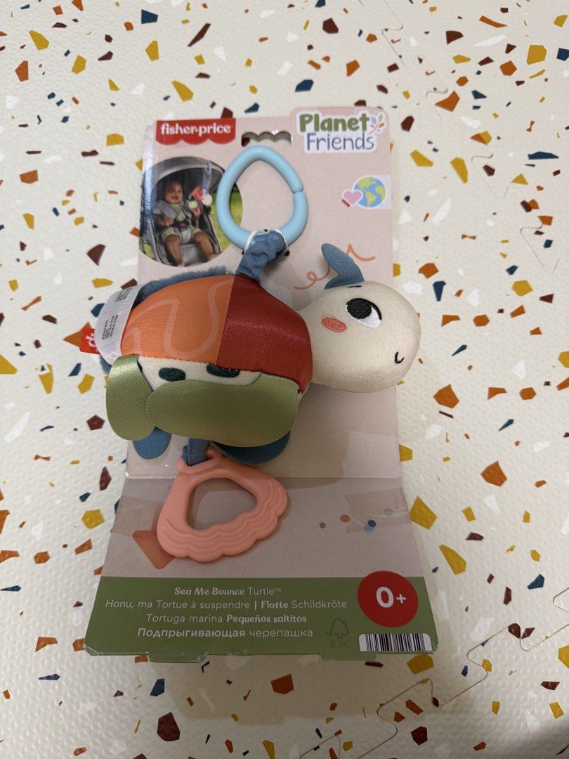 Fisher-Price Turtle (Category: Infant Playtime) located in San Juan City. Submitted by mnatividad (Listing ID 1468197481, Image 1). Description: Stroller toy turtle .