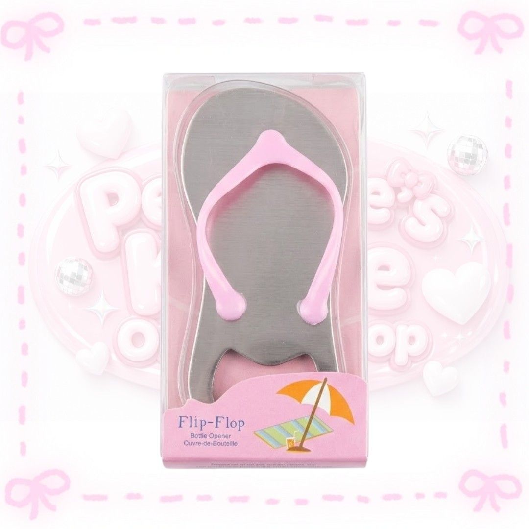 Flip-Flop Bottle Opener in Pink Packaging (Category: Water Bottles & Tumblers) located in Sorsogon. Submitted by mitchelle0425 (Listing ID 1468125080, Image 1). Description: .