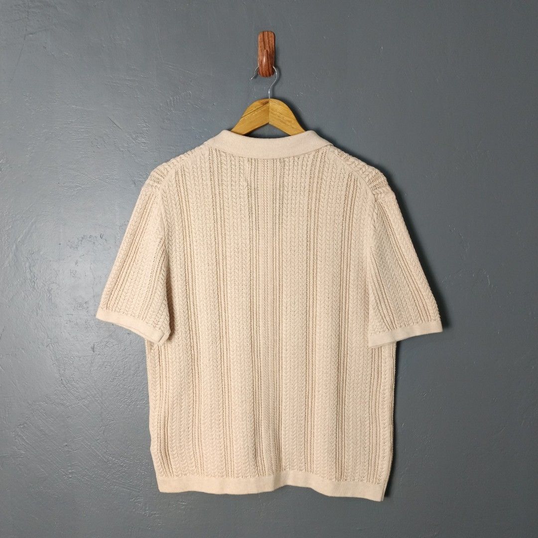 For Men - Pacsun (Category: Tshirts & Polo Shirts ) located in Bacolod City. Submitted by drop.ph (Listing ID 1468154073, Image 2). Description: Pacsun - Textured Knit Shirt *Boxy Fit *Size S - 20.5x23 *Excellent *No flaws *Price: 780php *Add SF if outside Bacolod City .