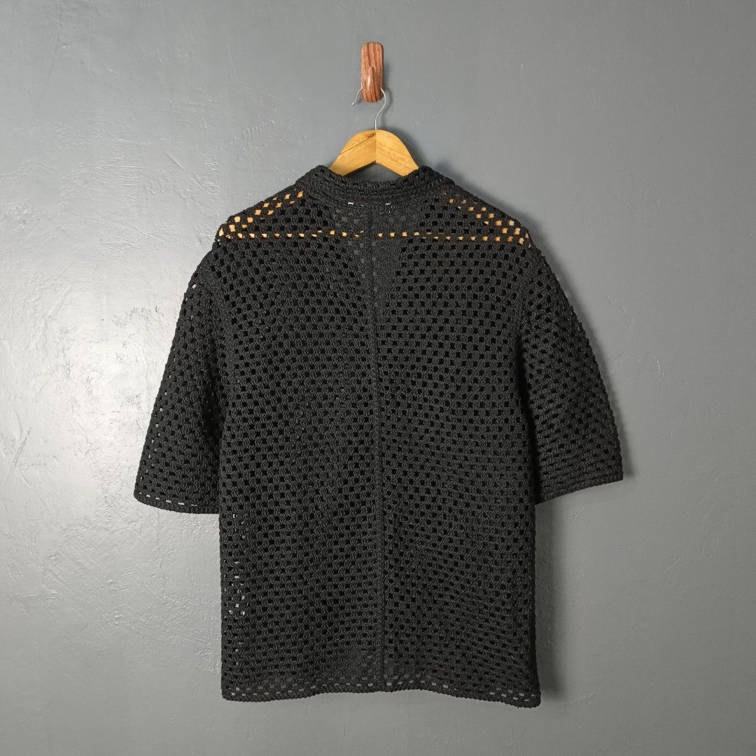For Men - Zara - Crochet Knit (Category: Tshirts & Polo Shirts ) located in Bacolod City. Submitted by drop.ph (Listing ID 1468174292, Image 2). Description: Zara - Crochet Knit Authentic *Heavy Cotton *Size M - 21x26.5 *Good as New *No flaws *Price: 880php *Add SF if outside Bacolod City .