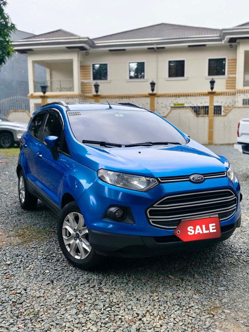 Ford EcoSport Trend Auto (Category: Used Cars) located in Manila. Submitted by chiki01 (Listing ID 1465783583, Image 1). Description: SALE/SWAP FORD ECOSPORT TREND 2017 model 52k odo only 1st owner (nasa akin pa resibo from ford) newly changed oil engine and tranny super good condition registered ‘til 2027 cold a/c 1yr old battery with resibo coolant all windows working all lights working all switch working evrything is working 95% tire complete 