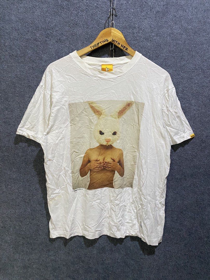 FR2 UNCOMMON DESIGN (Category: Tshirts & Polo Shirts ) located in Banga. Submitted by thriftingwithher (Listing ID 1468076497, Image 1). Description: FR2💎 (SOBRANG GANDA NETO SA PERSONAL❤️‍🔥) ◾DIMES: WIDTH 21.5 X LENGTH 27✨ ◾COMPLETE TAGS✨ ◾ISSUE: WASHABLE YELLOW STAIN, BABY HAIRLINES✨ ◾COLOR RATE: 9.8/10✨ ◾EXCELLENT CONDITION✅.