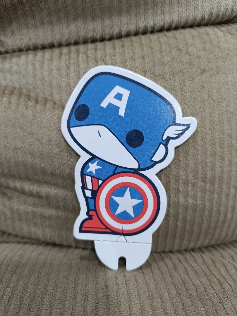 Funko Pop Marvel Captain America Mini Standee (Category: Action & Battle Toys) located in Manila. Submitted by calvin3teri (Listing ID 1468132567, Image 1). Description: 200 Grab/Lalamove only ( buyer will book and shoulder fee ) MOP: Gcash .