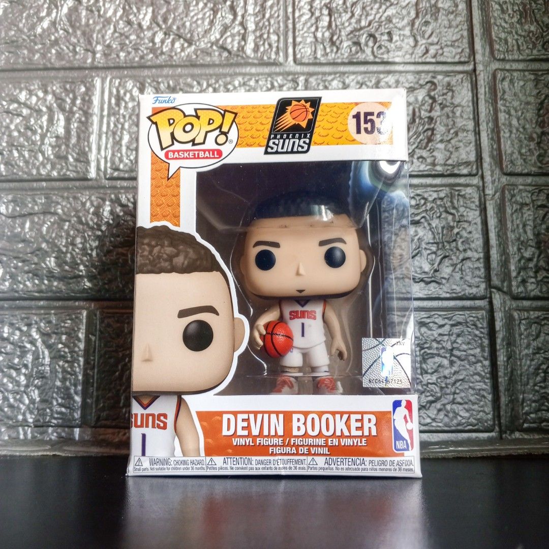 Funko Pop! NBA: Phoenix Suns - Devin Booker #153 (Not Mint) (Category: Figurines & Statues) located in San Mateo. Submitted by medyo.hobby.shop (Listing ID 1468099336, Image 1). Description: .