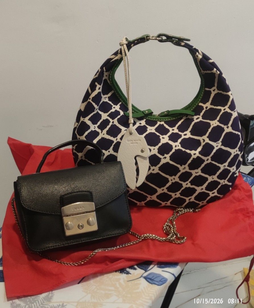 Furla and Kate Spade Bundle (Category: Luxury Bags & Wallets) located in San Mateo. Submitted by ishahvaine.1 (Listing ID 1468214361, Image 1). Description: Bundle deal only KS- like new Furla - no issues.