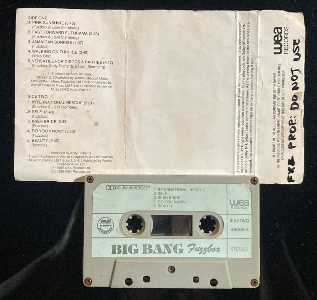 FUZZBOX Big Bang (Category: CDs & DVDs) located in Manila. Submitted by musika_pilipinas (Listing ID 1468163529, Image 3). Description: Play Tested, No Playback Issue.