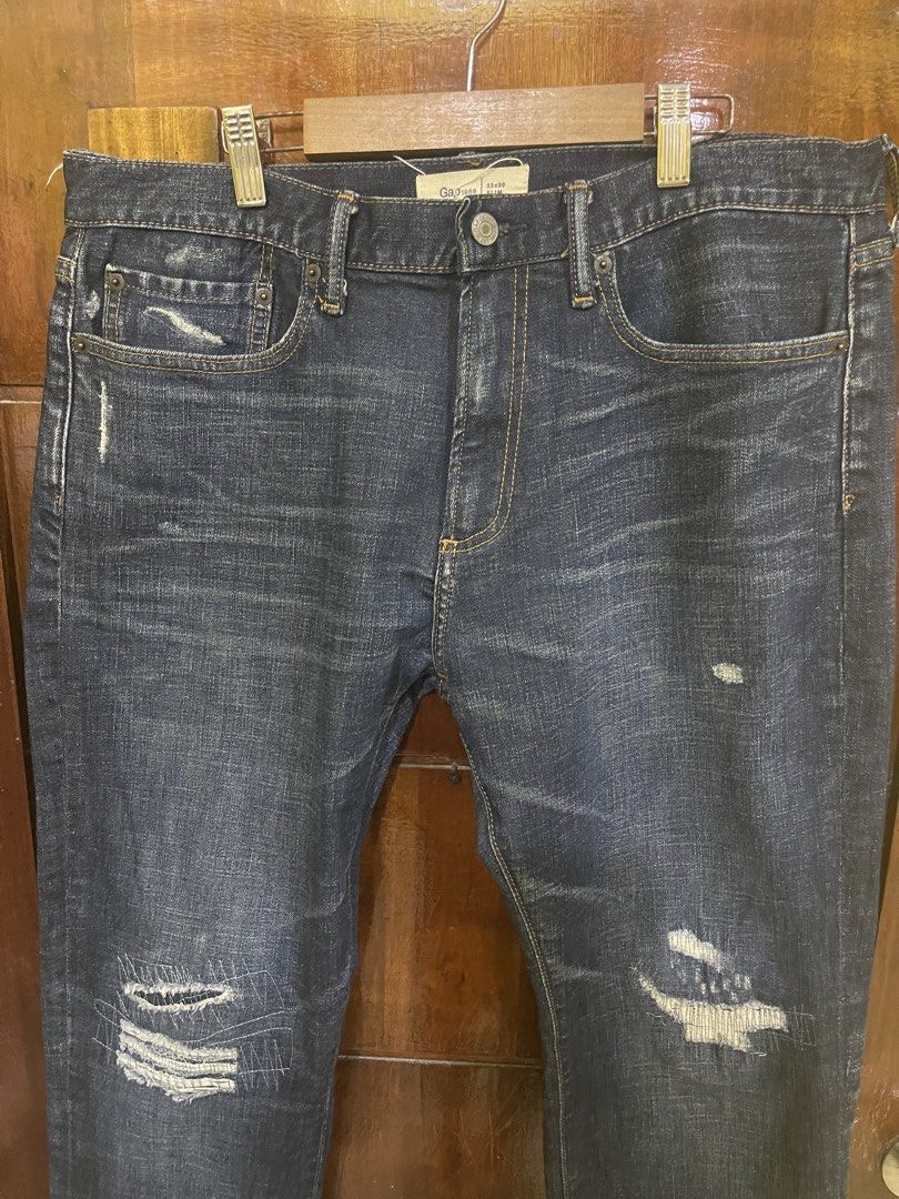 Gap Jeans (Category: Jeans) located in Marikina City. Submitted by greatfindsmnlph (Listing ID 1468064902, Image 2). Description: Ga.p Jeans Price: 350 Size: Medium Waistline: 32 Length: 41 Hemline: 8 Color: Blue Color Rate: 10/10 Condition: 10/10 almost new Very nice in actual.