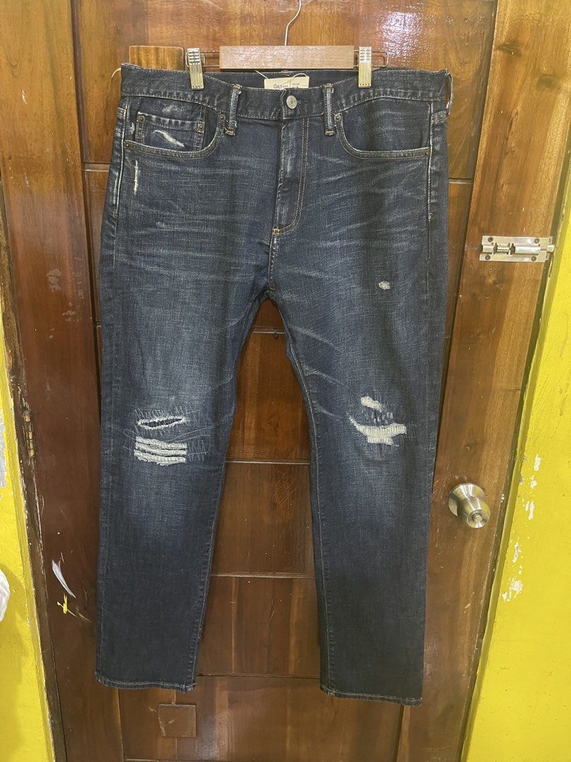 Gap Jeans (Category: Jeans) located in Marikina City. Submitted by greatfindsmnlph (Listing ID 1468064902, Image 1). Description: Ga.p Jeans Price: 350 Size: Medium Waistline: 32 Length: 41 Hemline: 8 Color: Blue Color Rate: 10/10 Condition: 10/10 almost new Very nice in actual.