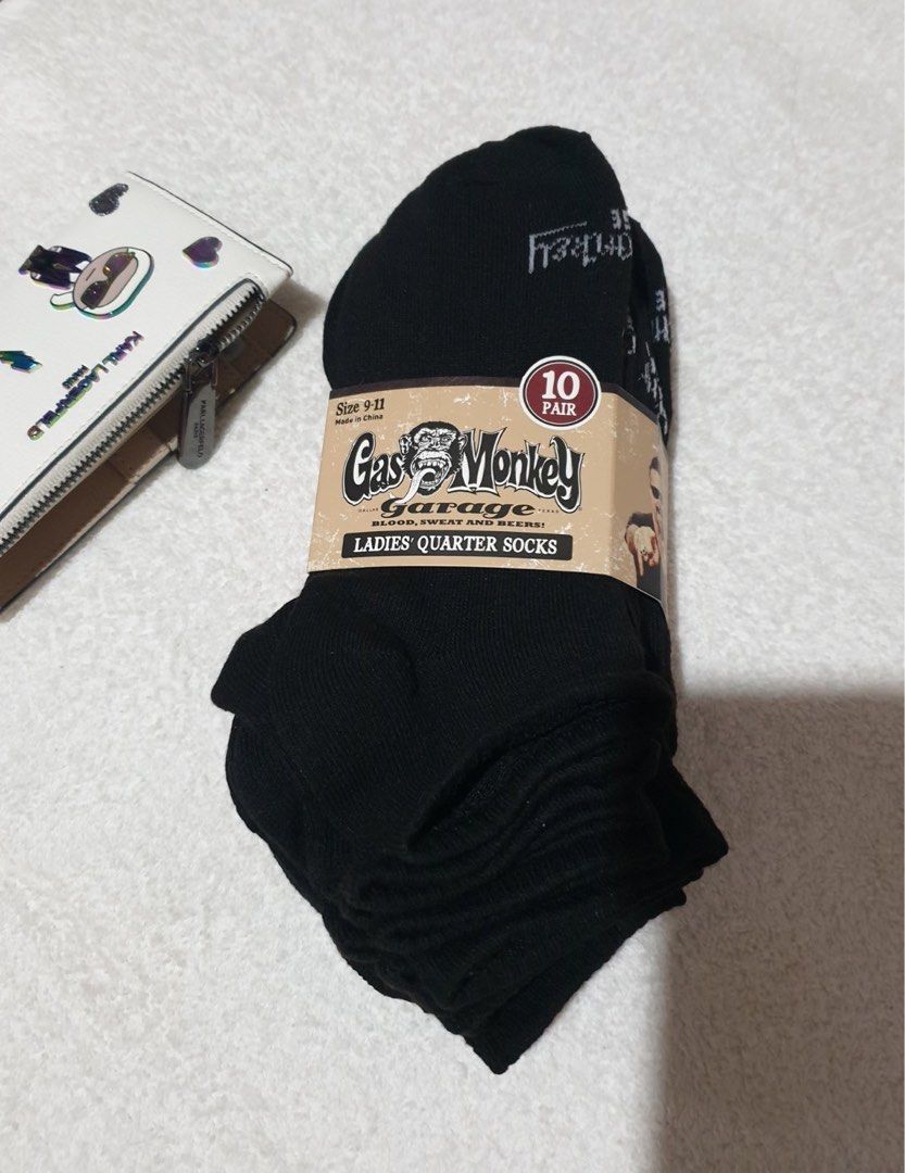 Gas Monkey Garage 10 Pack Socks (Category: Socks & Tights) located in Las Pinas. Submitted by epitome.mnl (Listing ID 1468097832, Image 1). Description: 💎Brand New 💎Gas Monkey Unisex 💎Size 9-11 💎SRP 28USD 💎All items 100% original 📌MOP GCASH or BDO 📌SF Shouldered by the buyer 📌Lalamove/Grab (via sched) 📌Flash / Gogo Express Provincial 80-240 📌Meetups: Las Pinas/Alabang/Laguna via schedule.
