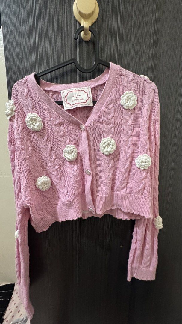 Gentle Woman Cardigan (Category: Coats, Jackets and Outerwear) located in Manila. Submitted by theunniesshoppe (Listing ID 1468241978, Image 1). Description: Bought this around 2290-2490THB, used a few times and stopped using it as I have pictures with if already. Some minor flaw from laundry, but barely noticeable. Price is still negotiable for serious buyers only. Fits Medium- Large frames.