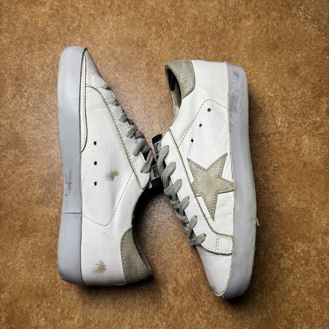 GOLDEN GOOSE SILVER TAB (Category: Sneakers) located in Panabo. Submitted by shoerarefinds (Listing ID 1468279680, Image 3). Description: G̊G̊D̊B̊ “Silver tab” SIZE: EU 36/ 5 US / 23 CM Excellent Condition, minimal scratches and heel drag LOCATION: PANABO CITY, DAVAO DEL NORTE, 8105 2800 FREESHIPPING.