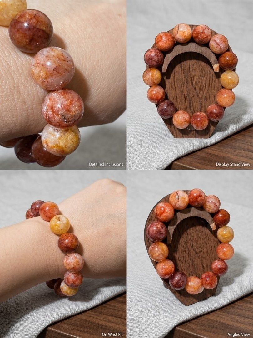 GOLDEN HEALER 🍒 B3_JC126 (Category: Precious Stones) located in Bulacan. Submitted by selling_low_by_bella_ben (Listing ID 1468163679, Image 2). Description: GOLDEN HEALER 🍒 B3_JC126 🏷️ 740 15+ mm bead size 16.5 cm wrists.