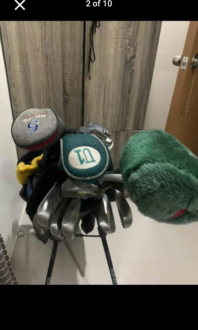 Golf set + Freebies (Category: Golf) located in Manila. Submitted by royalbear_94fa3c (Listing ID 1468258999, Image 2). Description: rfs : need cash for health.