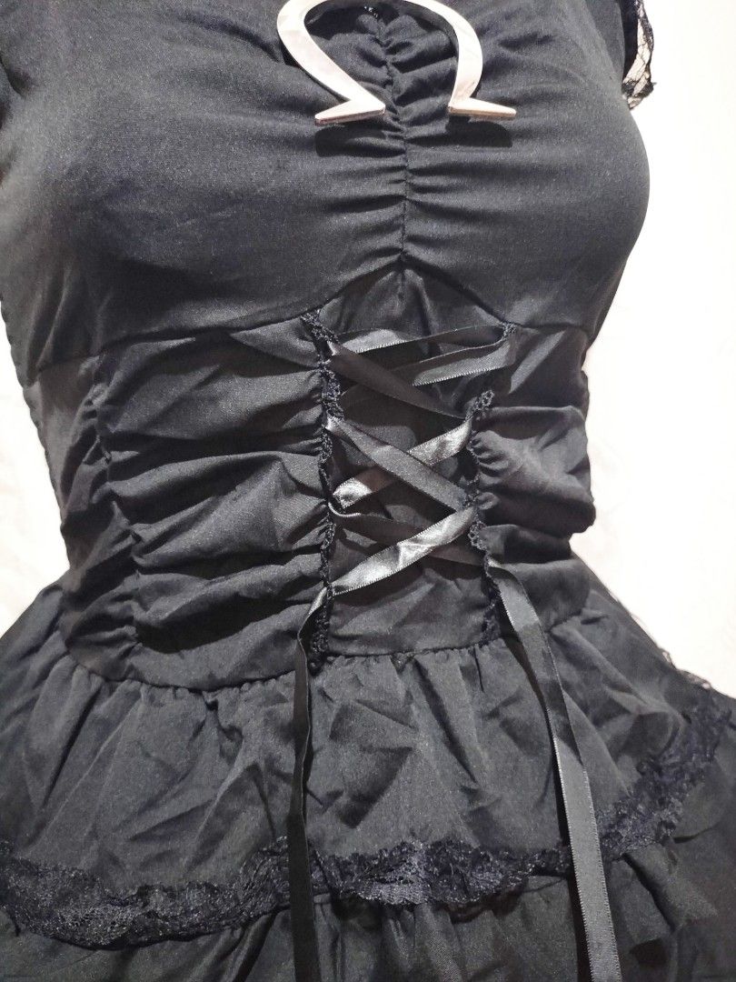 Gothic black dress (Category: Dresses) located in Manila. Submitted by elunacurio (Listing ID 1468094514, Image 3). Description: .