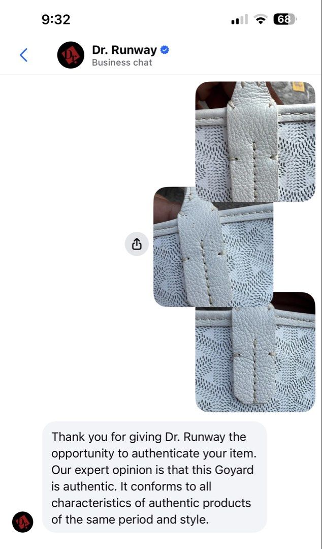 Goyard pm size (Category: Luxury Bags & Wallets) located in Lapu-Lapu City. Submitted by 0909tagabagz0909 (Listing ID 1468073530, Image 1). Description: Original goyard Issue may gasgas lang sa side but all edges no rubs...