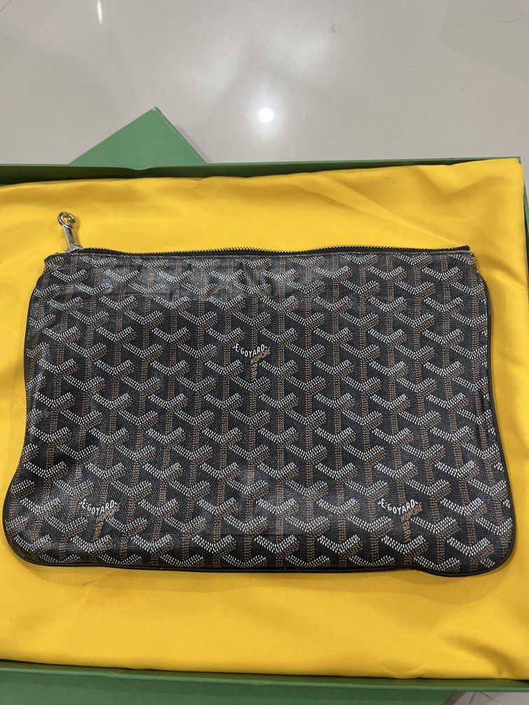 Goyard Senat Clutch Bag (Category: Luxury Bags & Wallets) located in Caloocan City. Submitted by kidfrom2010 (Listing ID 1468200734, Image 2). Description: Goyard Senat Pouch (Legit) rfs: decluttering.