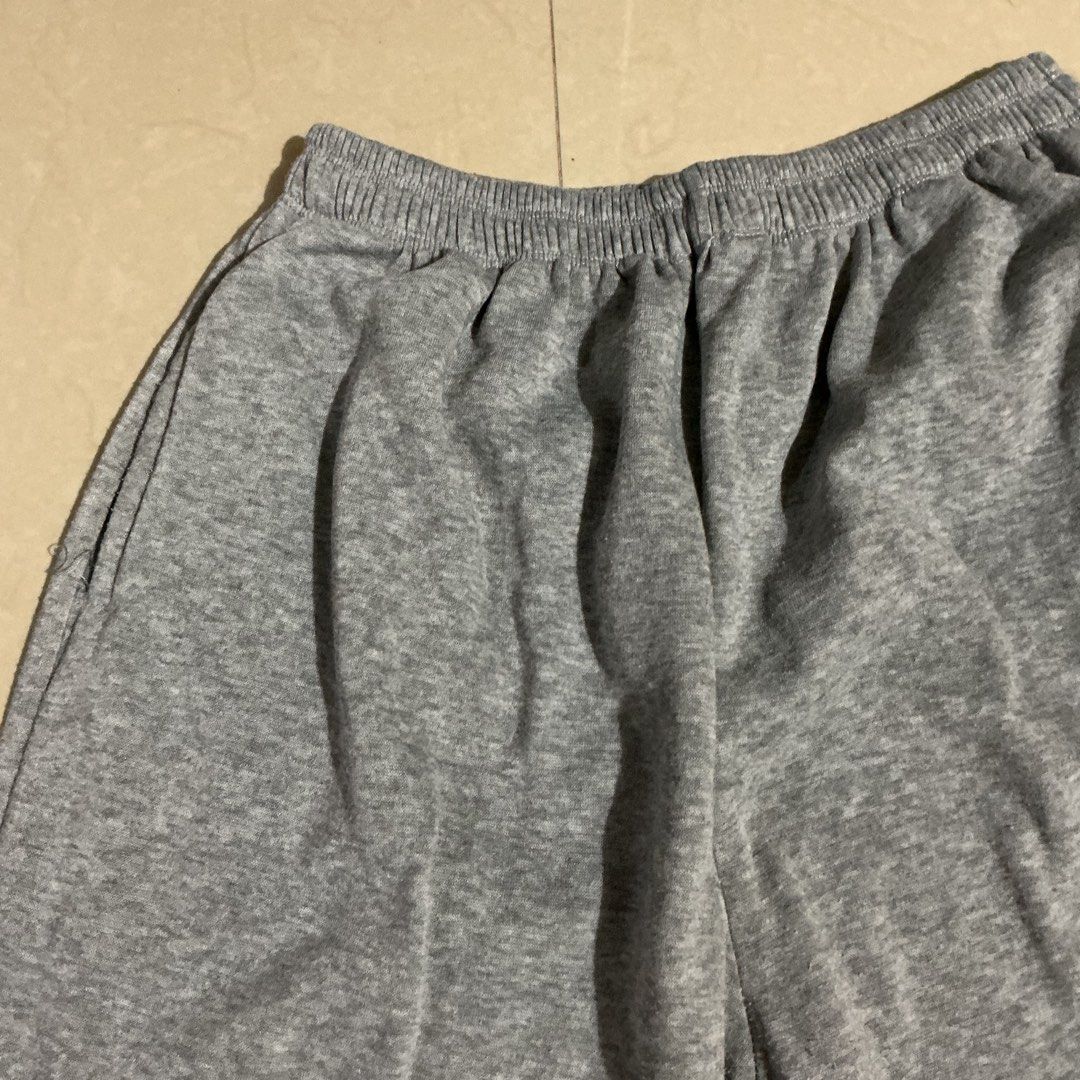 Grey Jogger Sweatpants Elastic Waist (Category: Activewear) located in Bulacan. Submitted by toogoodtobegarbage (Listing ID 1468191085, Image 2). Description: - Color: Classic Grey - Fit: Casual everyday fit with easy pull-on style - Comfort: Elastic waistband with gathered fabric detail and ribbed ankle cuffs - Storage: Convenient side pockets - Best for: Lounging, working out, or running errands - no flaws.