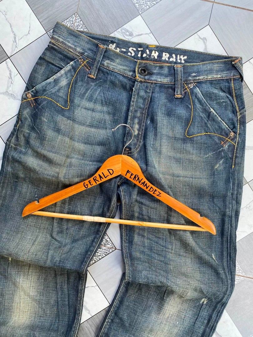 G-Star Raw Denim 3301 (Category: Jeans) located in Kapalong. Submitted by og_archives (Listing ID 1468171029, Image 3). Description: G.Star Raw Denim 3301 (straightcut fit) Excellent condition Minimal slit issue, nasa last pic Size 33-34 / L43 / Hem 10 Price 899 Davao, Mindanao.
