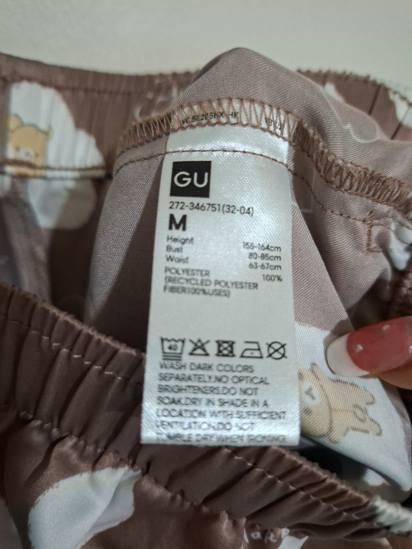 GU satin shorts M (Category: Undergarments & Loungewear) located in Subic. Submitted by petitecorner22 (Listing ID 1468064129, Image 3). Description: like new fit from S rillakuma selling low.