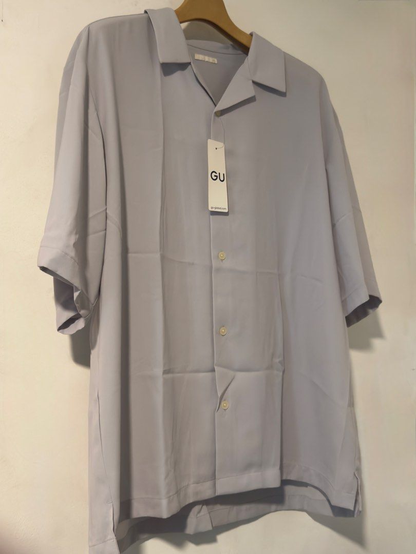gu uniqlo open collar gray (Category: Formal Shirts) located in Manila. Submitted by steal4days (Listing ID 1468130022, Image 1). Description: .