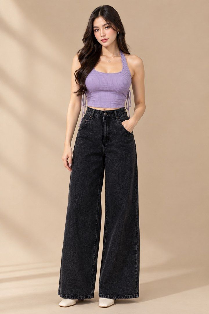 Gu wide baggy jeans (Category: Jeans) located in Quezon City. Submitted by swift_kenjie (Listing ID 1468227363, Image 1). Description: Gu by Uniqlo baggy jeans Brandnew 31-32 L-43 very good condition (color may vary due to lighting) -Preloved and Trifted. These are all handpicked so expect very good to like new condition -Miners via pm is allowed Mine now pay now (First to pay gets the item) -Gcash payment only (Payment 1st) -No reservation -J&T 