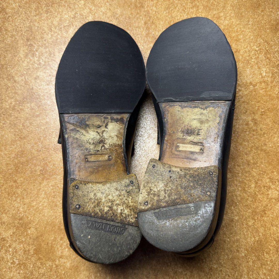 GUCCI LOAFERS (Category: Casual Shoes) located in Panabo. Submitted by shoerarefinds (Listing ID 1468280369, Image 2). Description: ĞÙÇĆÌ ŁÒÂFÈŘŚ SIZE: EU 42½ / 43 US / 27 CM Excellent Condition, minimal scratches LOCATION: PANABO CITY, DAVAO DEL NORTE, 8105 2600 FREESHIPPING.