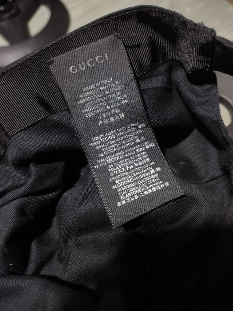 Gucci Loved baseball cap (Category: Caps & Hats) located in Valenzuela. Submitted by henoh. (Listing ID 1468095716, Image 3). Description: Gucci loved baseball cap features gucci text embroidery on the left panel and loved text embroidery at the right. Complete tags. size: OSFA.