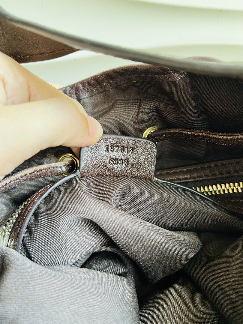 Gucci Monogram Canvas Bucket Bag Brown (Category: Luxury Bags & Wallets) located in Davao. Submitted by goodthingsph_ (Listing ID 1468076368, Image 3). Description: - brown monogram canvas - Dark brown leather trim and sturdy bottom base - Secure drawstring closure with a convenient side zipper pocket - Clean brown fabric lining with an internal zipper compartment - Includes a top carry handle and a detachable shoulder strap for versatile styling
