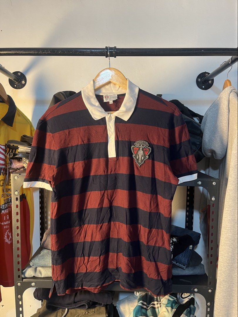 GUCCI POLO SHIRT AUTHENTIC (Category: Tshirts & Polo Shirts ) located in Mabalacat. Submitted by bizzybones (Listing ID 1468082935, Image 2). Description: “26Length “20Width Authentic/Legit No issue Excellent condition Mop gcash courier jnt.